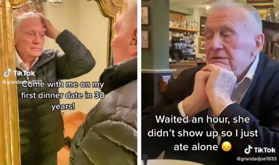 Hombre de tercera edad asiste a su primera cita en más de 30 años, pero sucede lo impensado