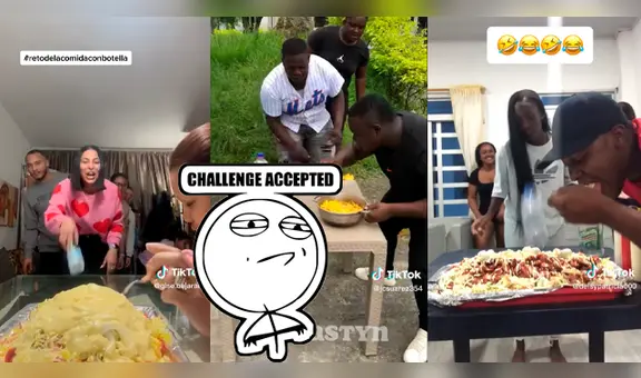 ¿En qué consiste el nuevo trend de retos de comida con botella que es cada vez más popular?