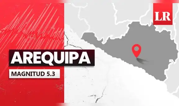 Sismo de magnitud 5.3 se sintió en Arequipa hoy, según IGP