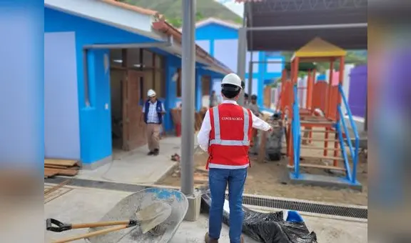 Observan obras ejecutadas en 10 colegios públicos de Lambayeque