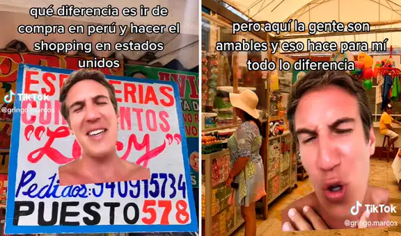 Estadounidense compara a vendedores de su país y Perú: “Llego triste al mercado y me voy contento”