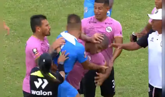 Jugadores de Sport Boys y Binacional se fueron a las manos durante partido de la Liga 1