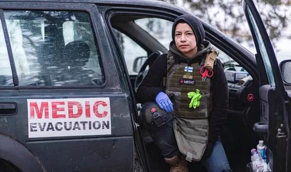 Ucrania: una peruana al rescate de las víctimas silenciosas