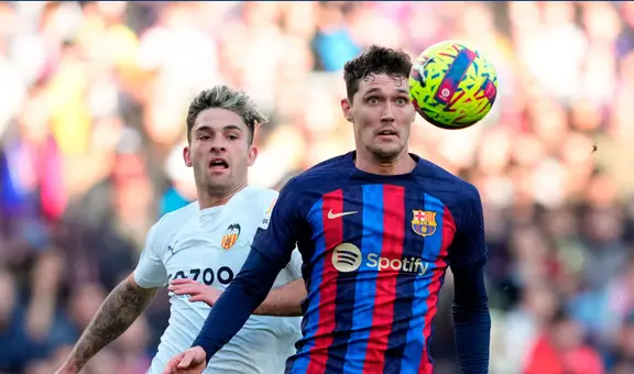 ¡Triunfo ajustado! Barcelona venció 1-0 a Valencia y se afinaza en la cima de LaLiga