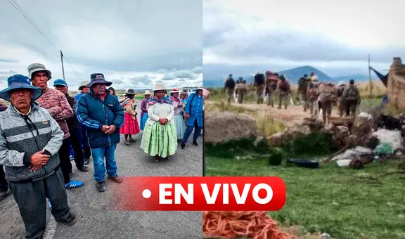 Protestas en Puno EN VIVO: aimaras se organizan para evitar ingreso de militares a sus comunidades en Juli