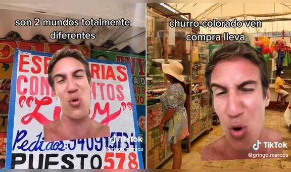 Extranjero queda sorprendido al comprar en mercado peruano y lo compara con EE. UU.: "Me dicen churro o colorado"