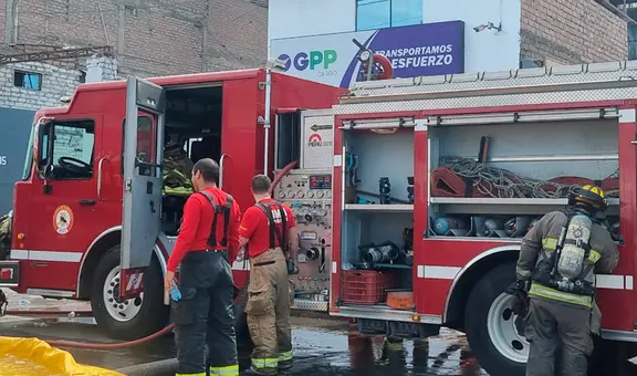 Senamhi: contaminantes del fuerte incendio en La Victoria afectarán a vecinos de otros distritos