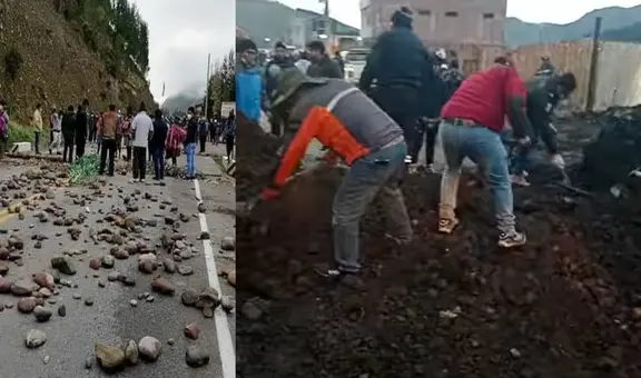 Transportistas de Cusco ayudan a liberar vía que conecta con Puno y Arequipa