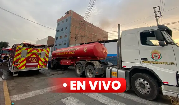 Incendio en La Victoria EN VIVO: bomberos controlaron incendio, elementos químicos afectarían a tres distritos