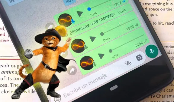 WhatsApp: ¿cómo mandar audios con la voz del 'Gato con Botas'? Aquí te enseñamos