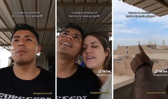 Joven peruano le enseña a su novia norteamericana cómo es su barrio, pero pasa lo impensado
