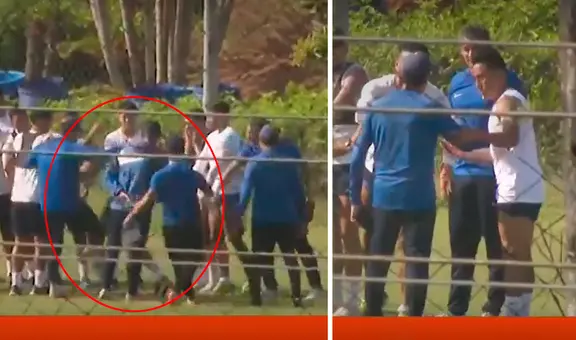 Christian Cueva fue 'apanado' en su primer día de entrenamiento con Alianza Lima