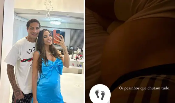 Ana Paula Consorte y Paolo Guerrero: la brasileña emocionada por las primeras pataditas de su bebé