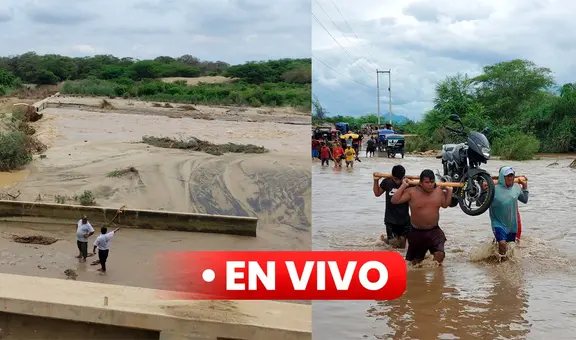 Lluvias en el norte: alerta ante inminente desborde del río La Leche en Lambayeque