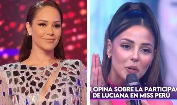 Karen Schwarz advierte a Luciana Fuster de cara al Miss Perú: "En la TV prima lo negativo”