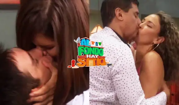 ¡"AFHS" se puso hot! Pepe y Tito besaron a las 'Sirenas' en escena que incluyó cerveza y amor