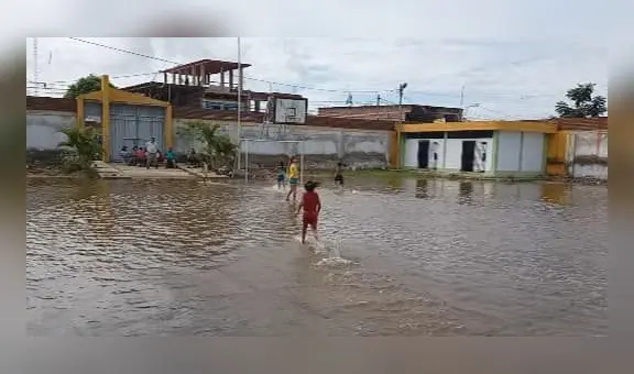 Intensas lluvias obligan a retrasar el inicio del año escolar en Tumbes