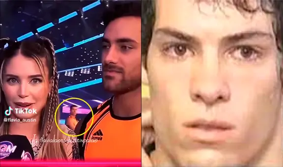 Usuarios trolean a 'Pato' por peculiar reacción al ver a Flavia y Austin: "Mira con impotencia"