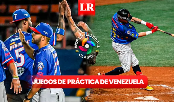 ¿Cuáles son los juegos de práctica de Venezuela antes del Clásico Mundial de Béisbol 2023?
