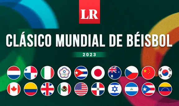 Clásico Mundial de Béisbol 2023: calendario, grupos y formato del torneo