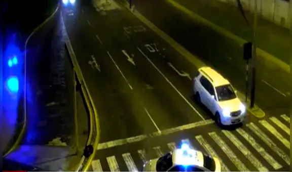 Surco: delincuentes que huían en moto tras robar volaron al ser interceptados por serenazgo