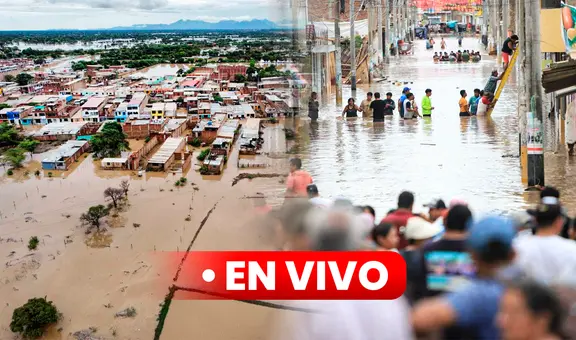 Lluvias en el norte EN VIVO: declaran emergencia en más distritos de Piura, La Libertad, Lambayeque y Cajamarca