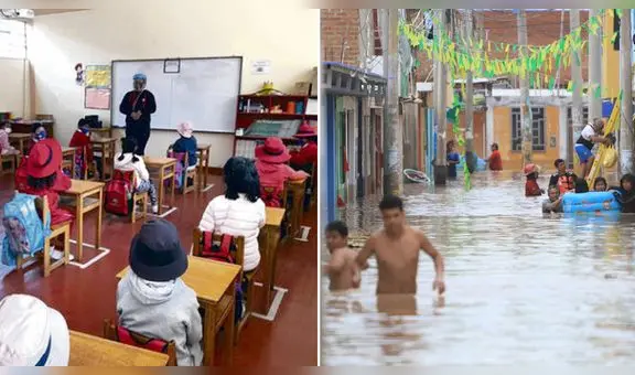 Inicio del año escolar 2023: ¿cuáles son las regiones donde se han postergado las clases por las lluvias?