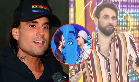 “Amor y fuego” recordó la vez que Gino Assereto le dio 2 besos a ‘Peluchín’ y jugaron carita a carita