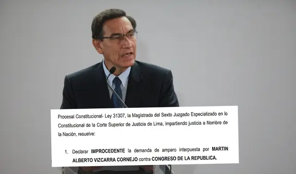 Martín Vizcarra: Poder Judicial rechaza amparo del expresidente para anular inhabilitación de 10 años