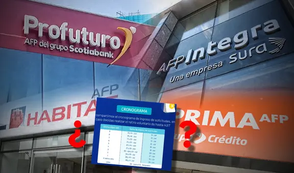 Retiro AFP 2023: ¿hay un cronograma de pagos para retirar hasta S/19.800?