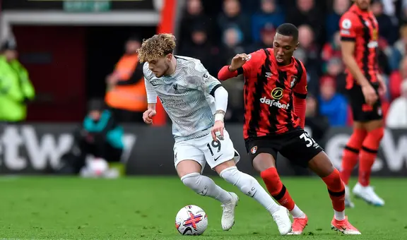 Liverpool cayó 1-0 ante Bournemouth y perdió chance de escalar puestos en la Premier