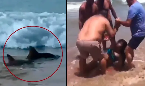 Tiburones salen a la orilla y atacan a 2 adolescentes: se les amputó un brazo y una pierna