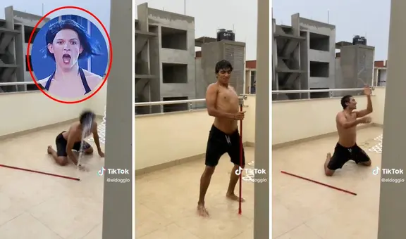 Joven aprovecha la lluvia en Piura y baila "Umbrella" de Rihanna: "¿Quién te conoce, Tom Holland?"