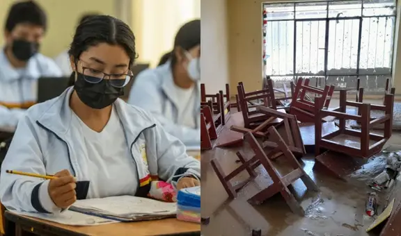 Minedu posterga inicio de año escolar en Lima por fuertes lluvias