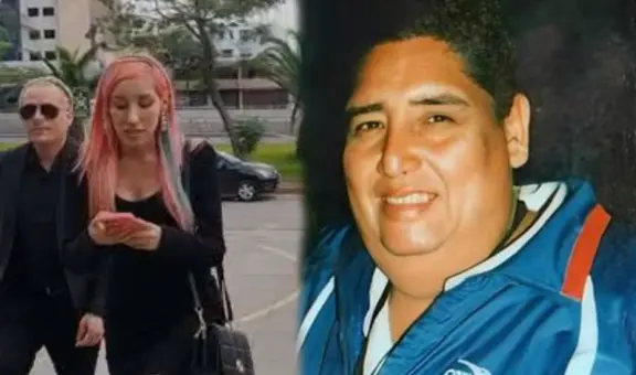 Cinthia Gutiérrez, hija de Tongo, da sus primeras palabras al llegar al velorio del cantante