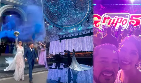 Alexander Blas, 'el Príncipe de Gamarra', se casó con Pamela Marrache: así fue su lujosa boda