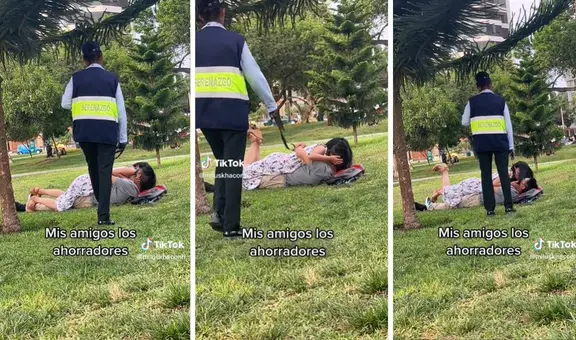 Pareja es captada en comprometedora escena y serenazgo los interviene: "El amor en tiempos de misios"