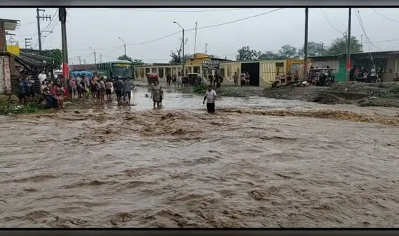 Piura: niños y ancianos con discapacidad aislados en caserío La Pareja tras desborde de río Bigote