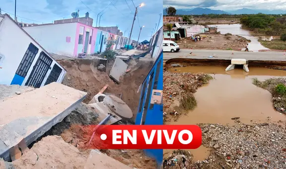 Lluvias en el norte EN VIVO: aguas del río Piura llegarían al casco urbano esta noche
