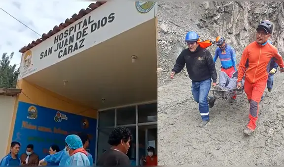 Parte de cerro cayó sobre bus y dejó 4 personas muertas en Áncash