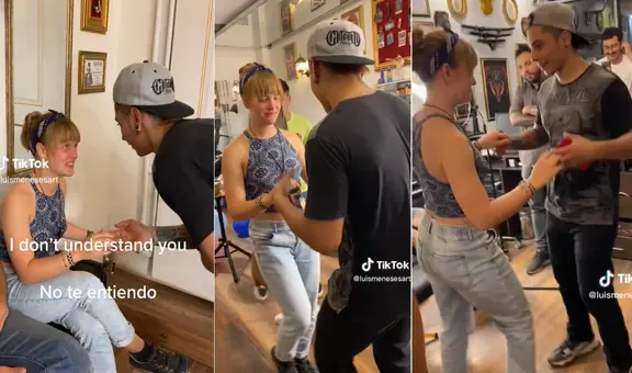 Peruano invita a alemana a bailar cumbia y ella saca los pasos prohibidos: “Es chévere”