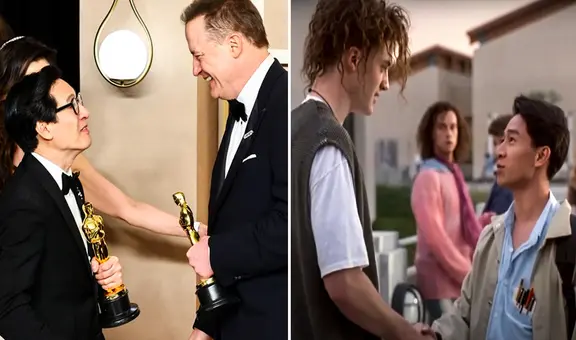 brendan Fraser y Ke Huy Quan ganan el oscar, 31 años después de trabajar juntos: ¿qué film los unió?