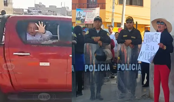 Ministro de Trabajo inauguró año escolar en Tacna, pero se retiró en medio de protestas