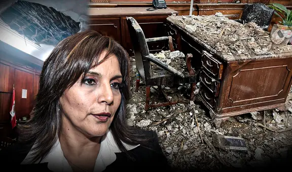 Techo del despacho de la congresista Patricia Juárez se desploma por aparente falta de mantenimiento