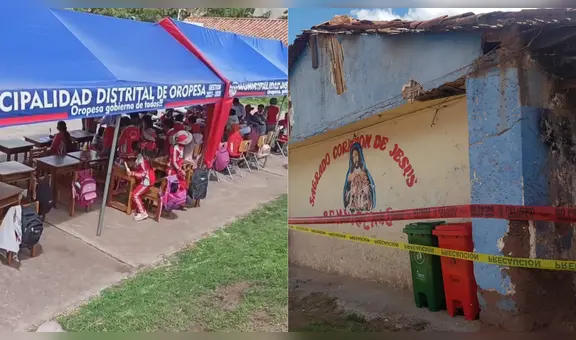 Niños de comunidad cusqueña iniciaron clases en escuela declarada inhabitable hace 3 años