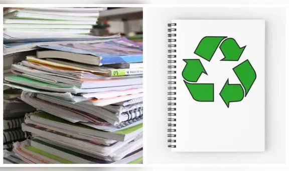 ¿Qué uso le puedo dar a mis cuadernos viejos y así ayudar al medioambiente?