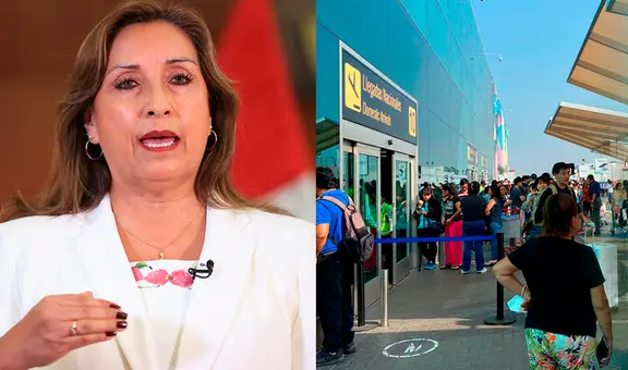 Conferencia de Dina Boluarte: restringen acceso al Aeropuerto Internacional Jorge Chávez por lluvias