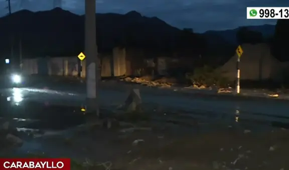 Carabayllo: 100 viviendas son afectadas tras la caída de huaico en la zona