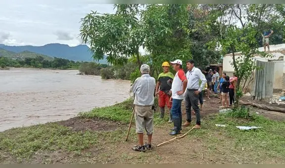 Dos caseríos del distrito de Chongoyape aislados por activación de quebradas