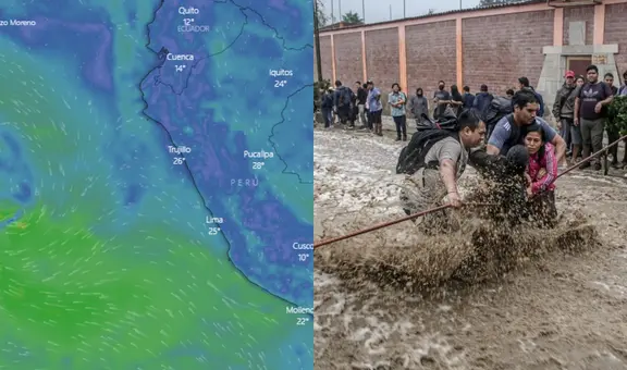 Ciclón Yaku HOY, en tiempo real: ¿dónde se encuentra el fenómeno en la costa peruana?